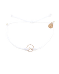 The Pura Vida Sierra Rose Gold Bracelet in White