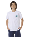 The Rip Curl Boys Boys Surf Revival T-Shirt in White