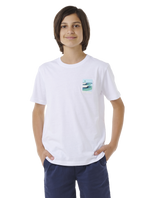 The Rip Curl Boys Boys Surf Revival T-Shirt in White