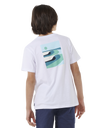 The Rip Curl Boys Boys Surf Revival T-Shirt in White