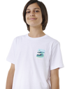 The Rip Curl Boys Boys Surf Revival T-Shirt in White