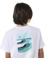 The Rip Curl Boys Boys Surf Revival T-Shirt in White