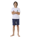 The Rip Curl Boys Boys Surf Revival T-Shirt in White