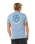 The Rip Curl Mens Wettie Passage Icon T-Shirt in Faded Denim