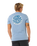 The Rip Curl Mens Wettie Passage Icon T-Shirt in Faded Denim