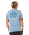 The Rip Curl Mens Wettie Passage Icon T-Shirt in Faded Denim