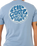 The Rip Curl Mens Wettie Passage Icon T-Shirt in Faded Denim
