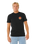 The Rip Curl Mens Wettie Passage Icon T-Shirt in Black