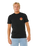 The Rip Curl Mens Wettie Passage Icon T-Shirt in Black