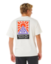 The Rip Curl Mens Search Dawn T-Shirt in Bone