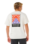 The Rip Curl Mens Search Dawn T-Shirt in Bone
