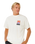 The Rip Curl Mens Search Dawn T-Shirt in Bone
