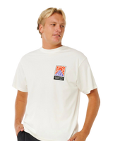 The Rip Curl Mens Search Dawn T-Shirt in Bone