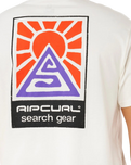 The Rip Curl Mens Search Dawn T-Shirt in Bone