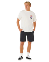 The Rip Curl Mens Search Dawn T-Shirt in Bone