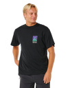 The Rip Curl Mens Search Dawn T-Shirt in Black