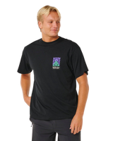 The Rip Curl Mens Search Dawn T-Shirt in Black