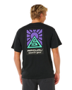 The Rip Curl Mens Search Dawn T-Shirt in Black