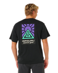 The Rip Curl Mens Search Dawn T-Shirt in Black