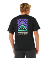 The Rip Curl Mens Search Dawn T-Shirt in Black