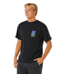 The Rip Curl Mens Search Dawn T-Shirt in Black