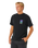 The Rip Curl Mens Search Dawn T-Shirt in Black