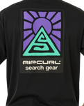 The Rip Curl Mens Search Dawn T-Shirt in Black