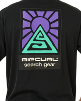 The Rip Curl Mens Search Dawn T-Shirt in Black