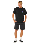 The Rip Curl Mens Search Dawn T-Shirt in Black