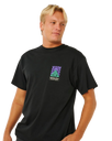 The Rip Curl Mens Search Dawn T-Shirt in Black