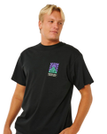 The Rip Curl Mens Search Dawn T-Shirt in Black