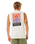 The Rip Curl Mens Search Dawn Muscle Vest in Bone