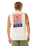 The Rip Curl Mens Search Dawn Muscle Vest in Bone