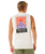 The Rip Curl Mens Search Dawn Muscle Vest in Bone