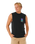 The Rip Curl Mens Search Dawn Muscle Vest in Black