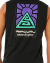 The Rip Curl Mens Search Dawn Muscle Vest in Black