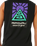 The Rip Curl Mens Search Dawn Muscle Vest in Black