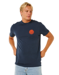Wettie Icon T-Shirt in Dark Navy