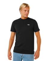 The Rip Curl Mens Embroid T-Shirt in Black