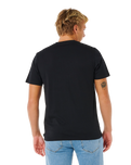 The Rip Curl Mens Embroid T-Shirt in Black