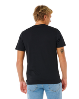The Rip Curl Mens Embroid T-Shirt in Black