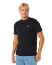 The Rip Curl Mens Embroid T-Shirt in Black