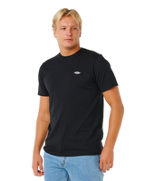 The Rip Curl Mens Embroid T-Shirt in Black