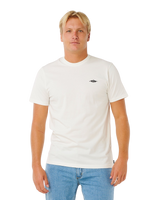 Streamline Embroid T-Shirt in White