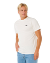 Streamline Embroid T-Shirt in White