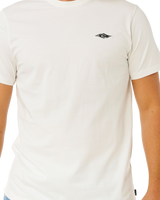 Streamline Embroid T-Shirt in White