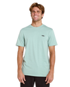 Streamline Embroidered T-Shirt in Aloe