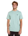 Streamline Embroidered T-Shirt in Aloe