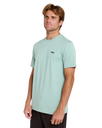 Streamline Embroidered T-Shirt in Aloe