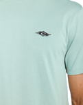 Streamline Embroidered T-Shirt in Aloe